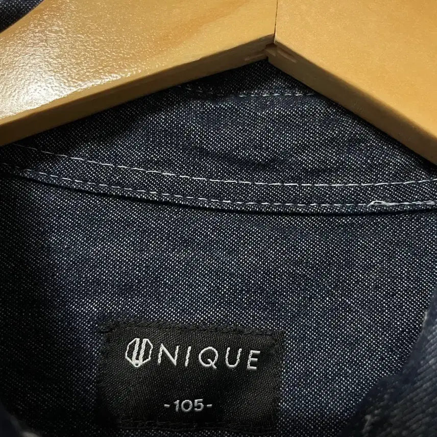 [SOLD OUT] 100-105 UNIQUE 아메카지 데님 셔츠 청남방 정품