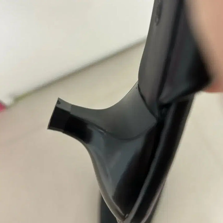 [BUNJANG] NANBEIZUO Black Mule Heels / NANBEIZUO 블랙 뮬 힐 240새상품