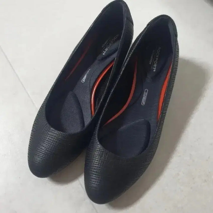 [BUNJANG] Rockport Black Leather Women&