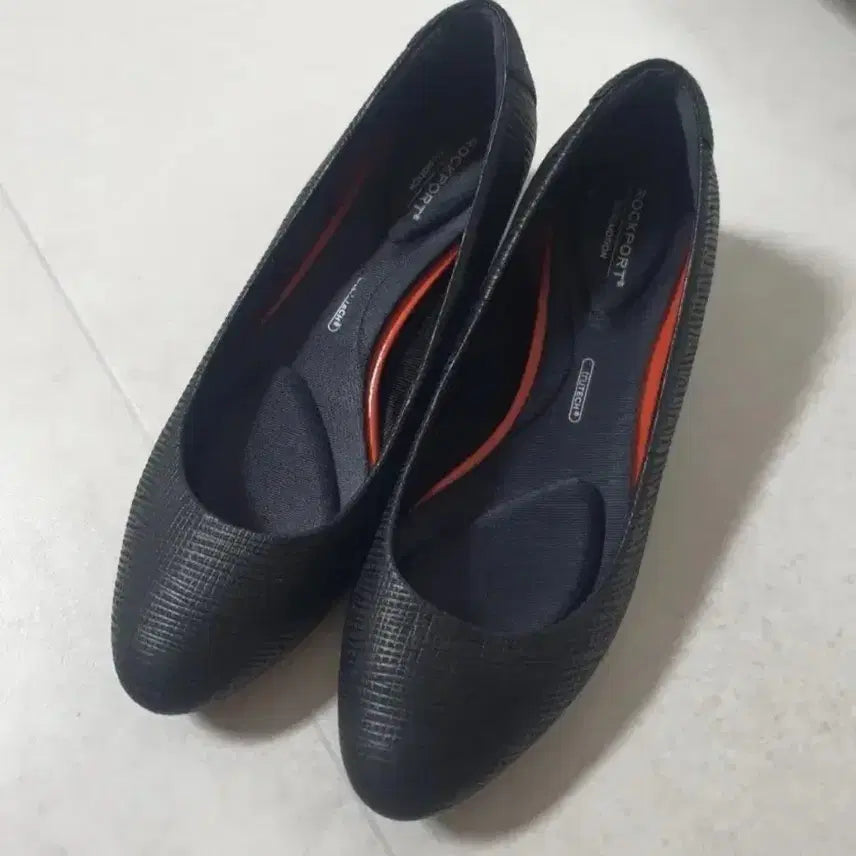 [BUNJANG] Rockport Black Leather Women&