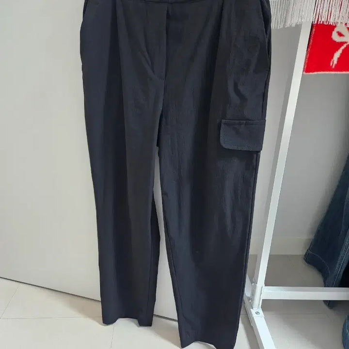 [BUNJANG] Black Style Banding Slacks / 검정색 스타일 밴딩 바지
