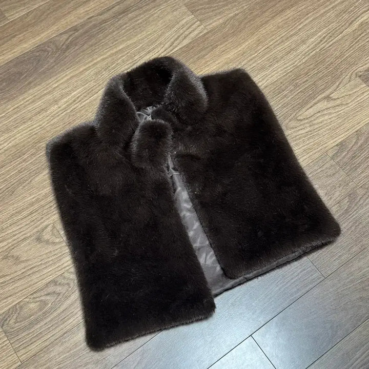 [BUNJANG] Mink Shawl Brown / 밍크 숄 브라운