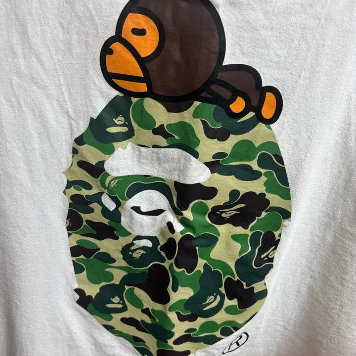[BUNJANG] BAPE White Camo Short Sleeve T-shirt / 베이프 화이트 카모 반팔 티셔츠