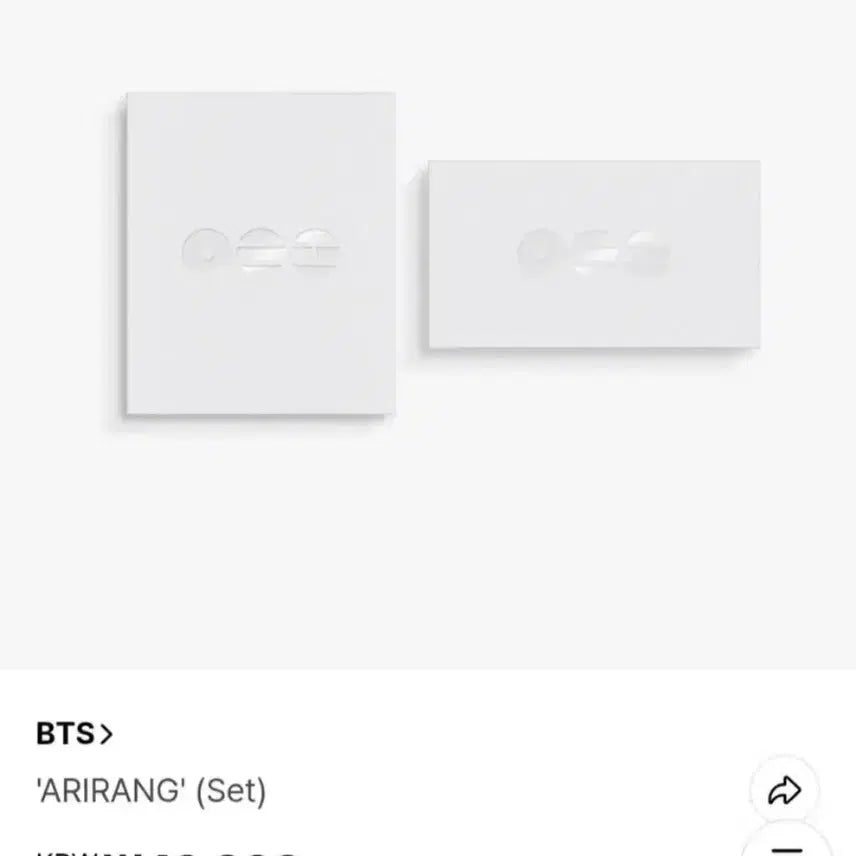 [BUNJANG] BTS Arirang Album 2 Versions 10 Sets Bundle Set / [2종 10세트] 방탄 아리랑앨범 2종 10세트 미개봉 일괄