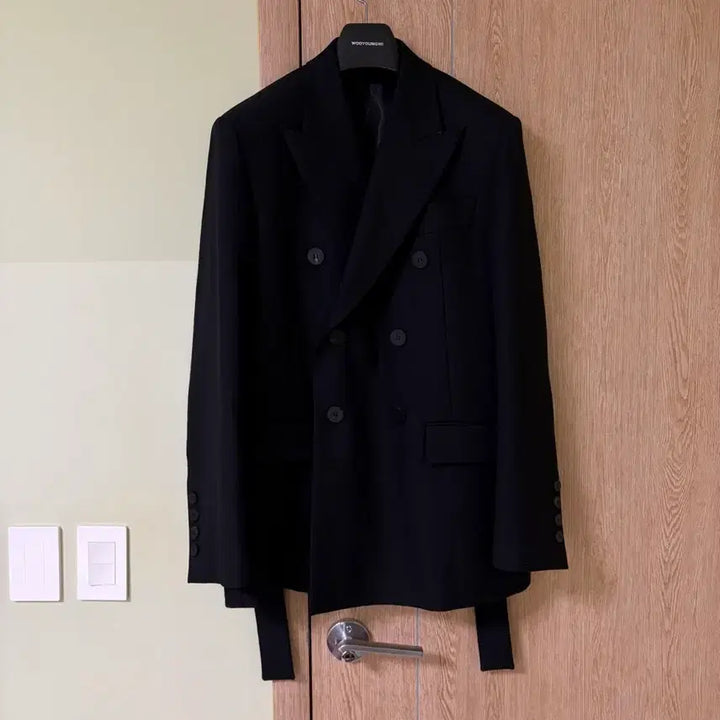 [BUNJANG] Wooyoungmi 19FW Peak Lapel Suit Jacket - Black / 우영미 19fw 피크드라펠 셋업 자켓 블랙 판매
