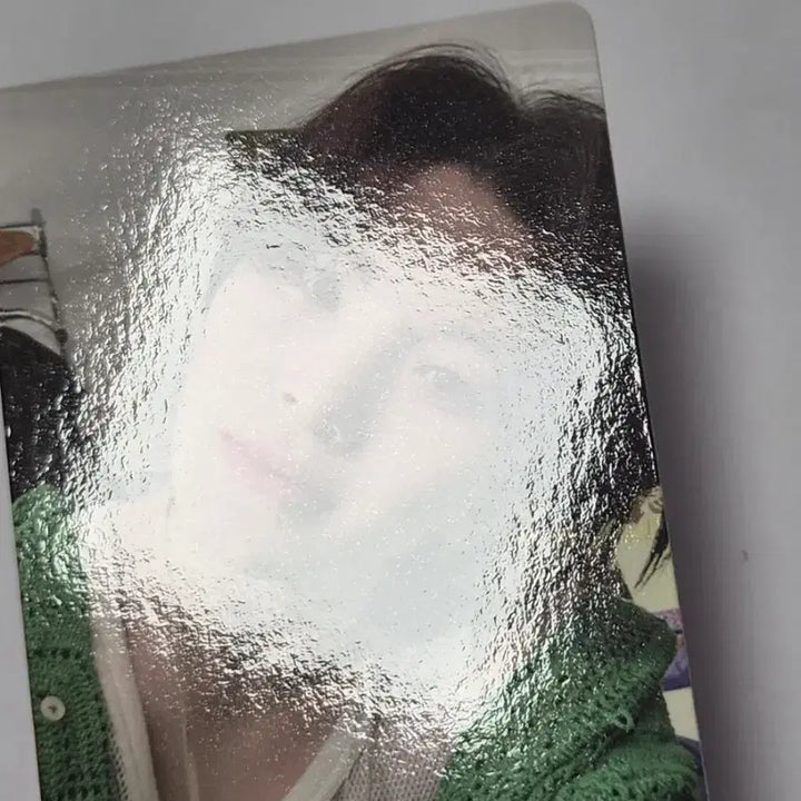 [BUNJANG] Heaven Woozi Green Cardigan Photocard / 헤븐 음악의 신 우지 초록가디건 포카 판매합니다