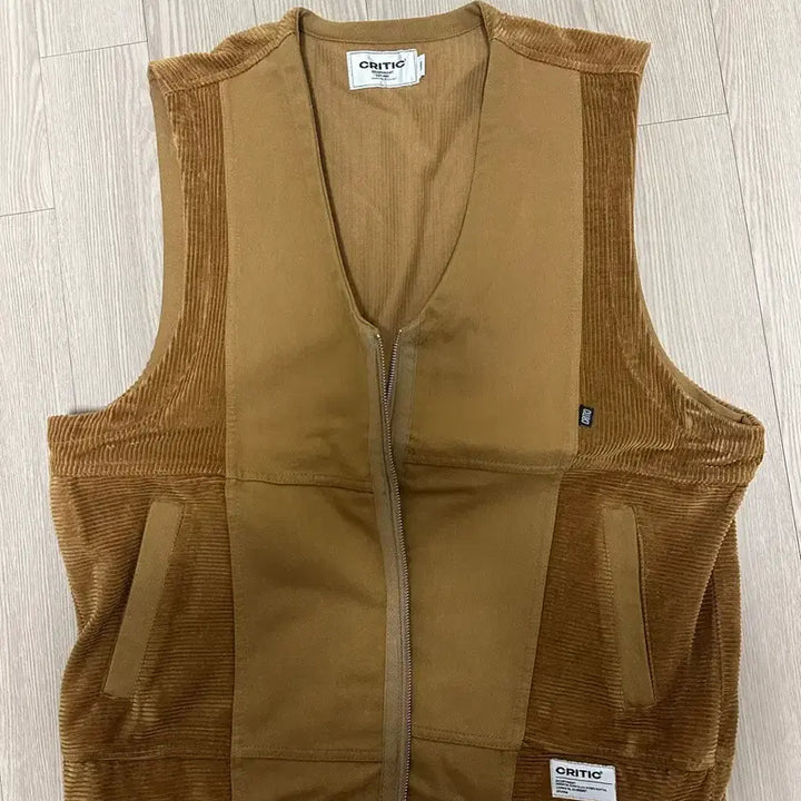 [BUNJANG] Critic Corduroy Work Vest Brown L / 크리틱 코듀로이 워크 베스트 브라운 L