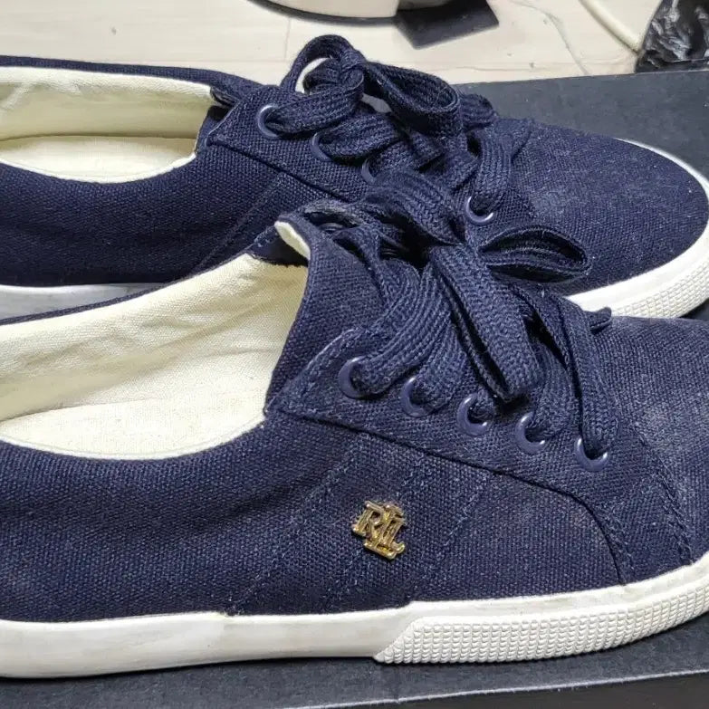 [BUNJANG] Polo Ralph Lauren Navy Sneakers 235mm / 폴로 랄프로렌 네이비 스니커즈 235mm 상태매우좋음