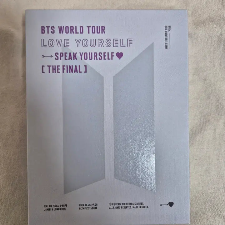[BUNJANG] 방탄소년단 스픽콘 파이널 DVD 양도해요 / 방탄소년단 스픽콘 파이널 DVD 양도해요