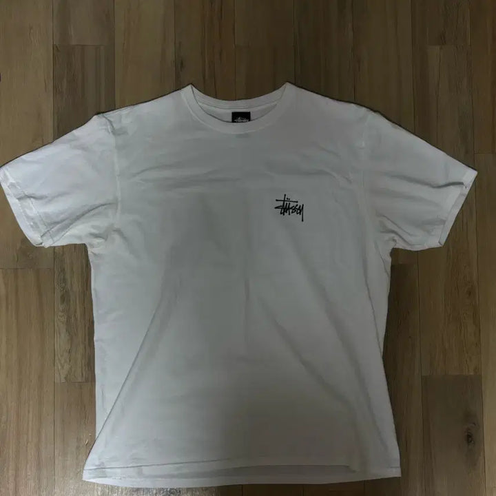 [SOLD OUT] 스투시 반팔 티셔츠 화이트 로고 프린팅