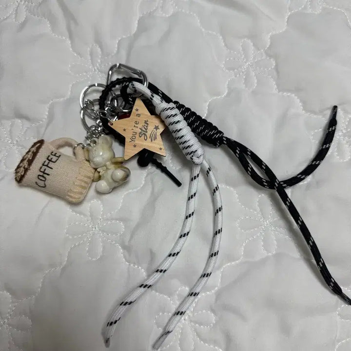 [BUNJANG] Assorted Keyrings (Star/Teddy Bear/Coffee) / 다양한 키링 모음 (별/곰돌이/커피)