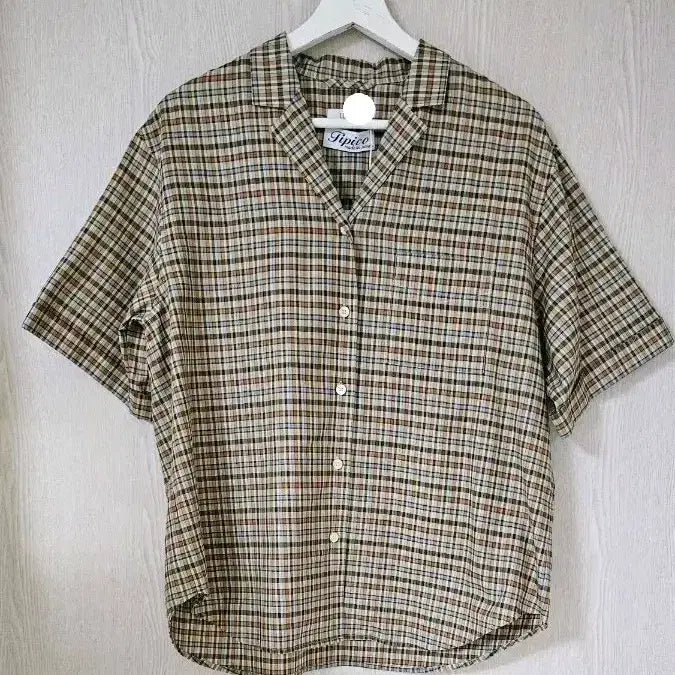 [SOLD OUT] 베이지체크셔츠
