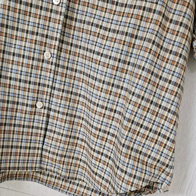 [SOLD OUT] 베이지체크셔츠
