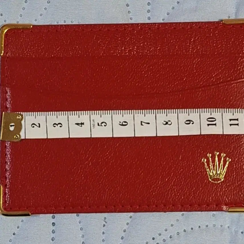 [SOLD OUT] 롤렉스보증서, 카드지갑 레드 소가죽