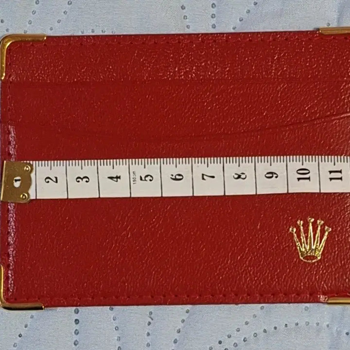 [SOLD OUT] 롤렉스보증서, 카드지갑 레드 소가죽