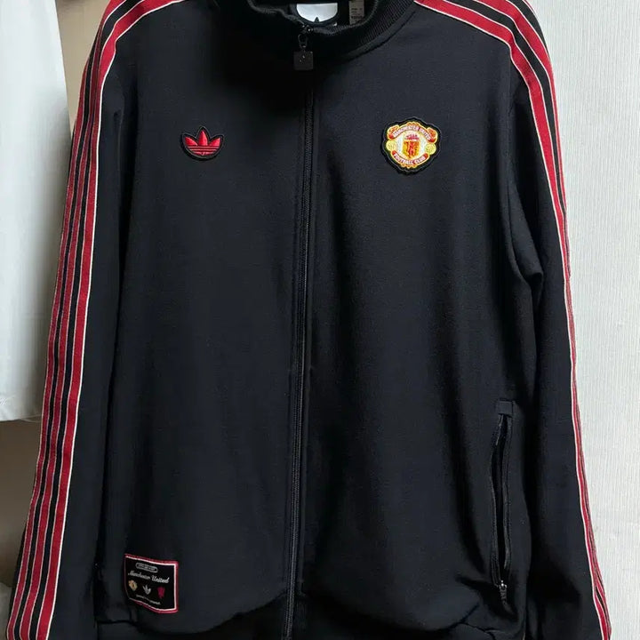 [BUNJANG] Adidas Manchester United Track Top / 아디다스 맨유 트랙탑 블랙/레드