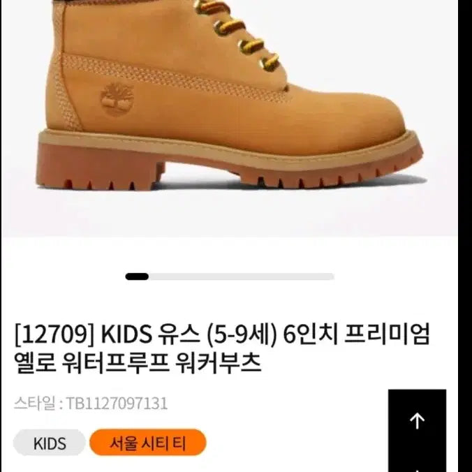[BUNJANG] Timberland 12709 Walker Boots / 팀버랜드 12709 워커 215
