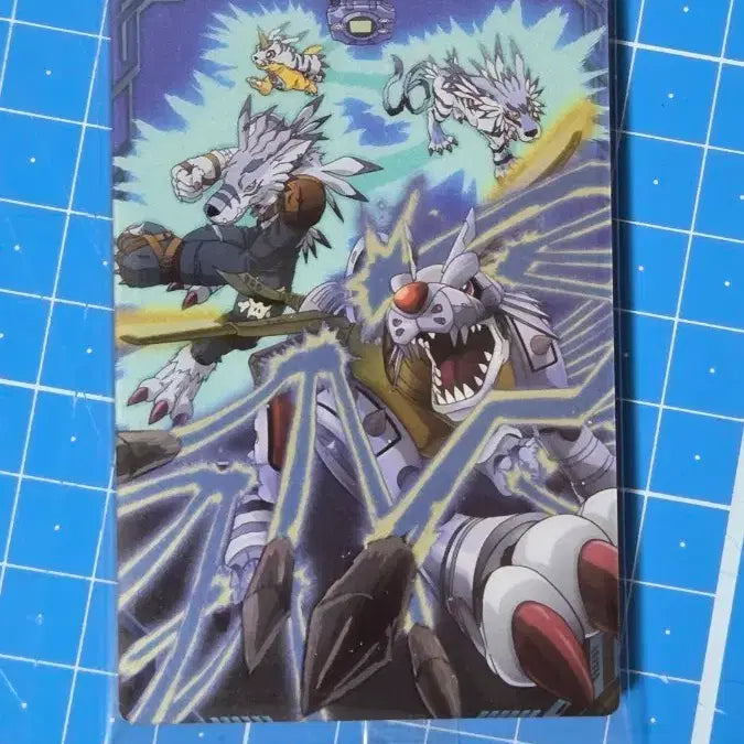 [BUNJANG] Digimon MetalGreymon Wafer Card / 디지몬 웨하스 카드 메탈가루몬