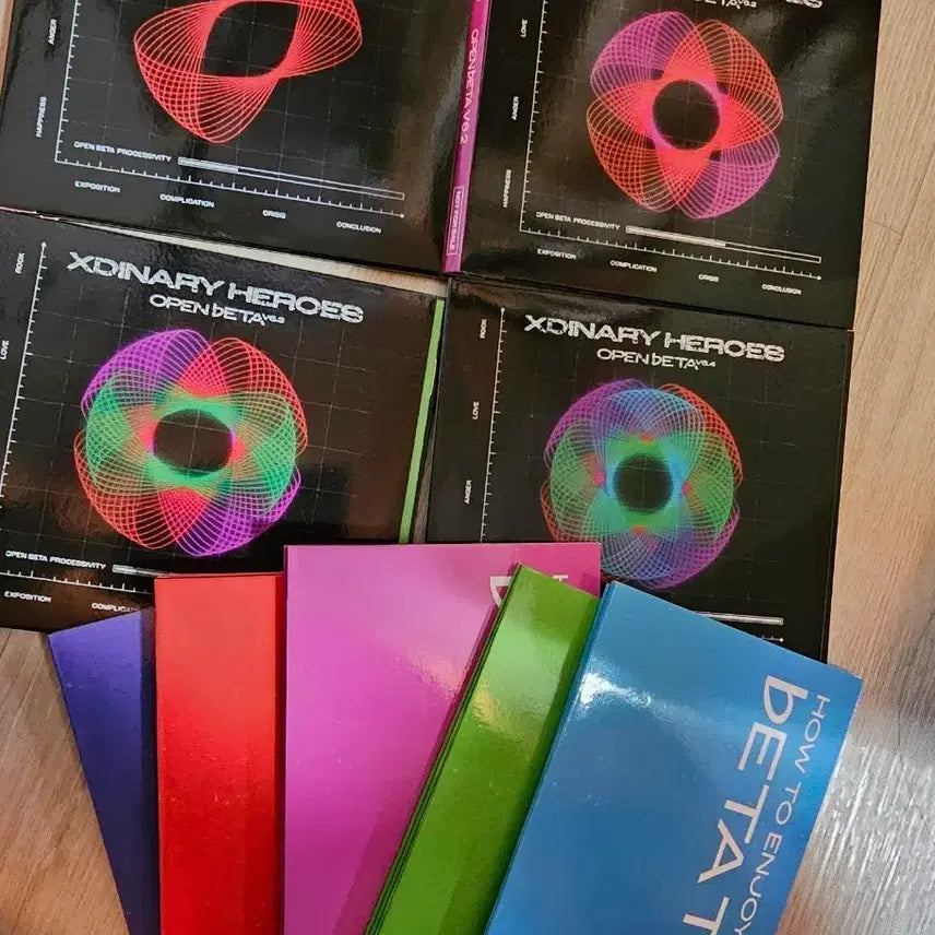 [BUNJANG] 엑스디너리히어로즈 오픈베타 cd 일괄 / 엑스디너리히어로즈 오픈베타 cd 일괄