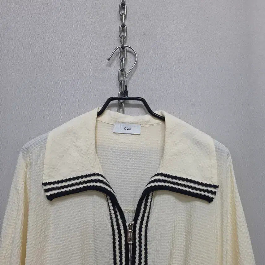 [BUNJANG] Ozsecon Zip-up Blouse / 오즈세컨  집업 블라우스 (23년제조)