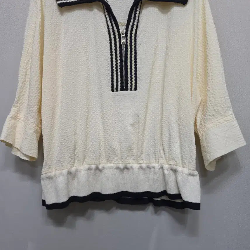 [BUNJANG] Ozsecon Zip-up Blouse / 오즈세컨  집업 블라우스 (23년제조)