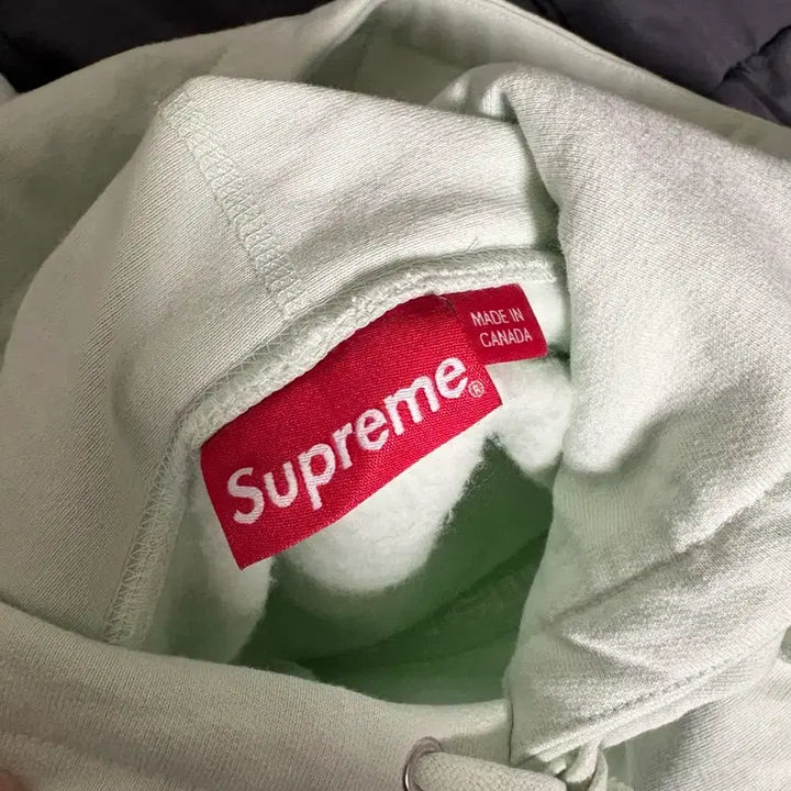 [BUNJANG] Supreme Box Logo Hoodie Sweatshirt Light Green / [새상품/ L] 슈프림 박스로고 후드 스웨트셔츠 라이트 그린 - 23FW
