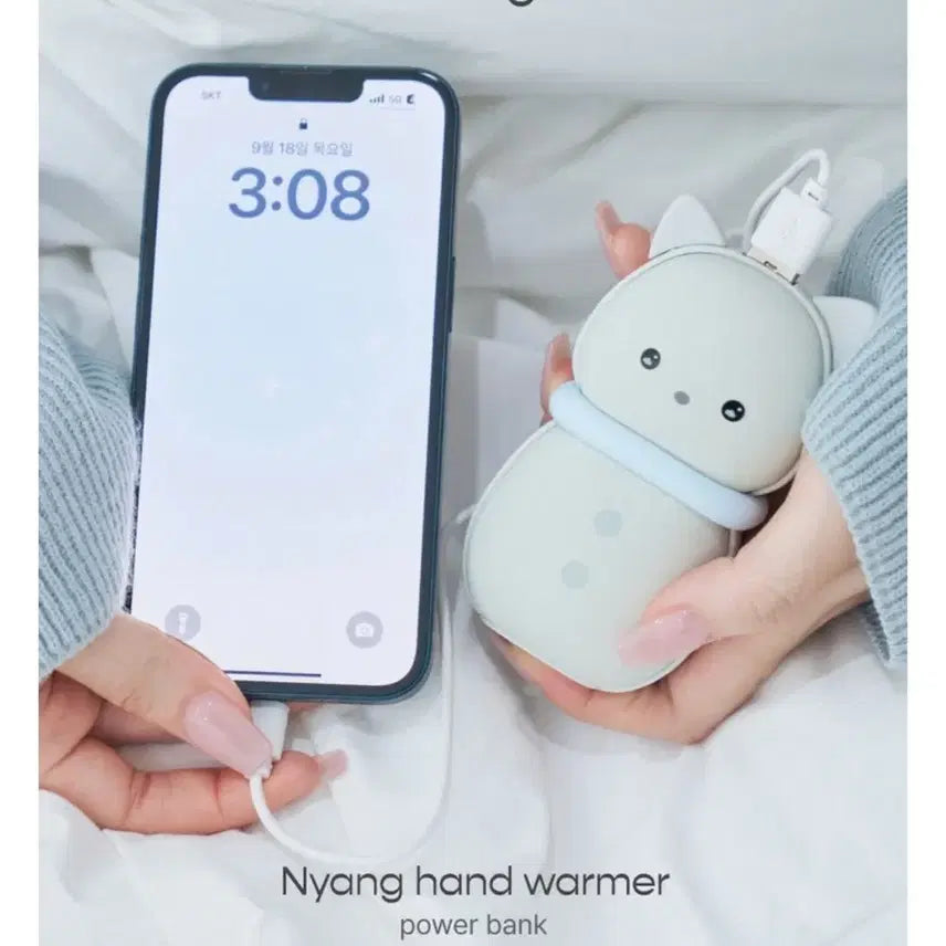 [SOLD OUT] 미개봉) 냥이 보조배터리 손난로 5200mAh