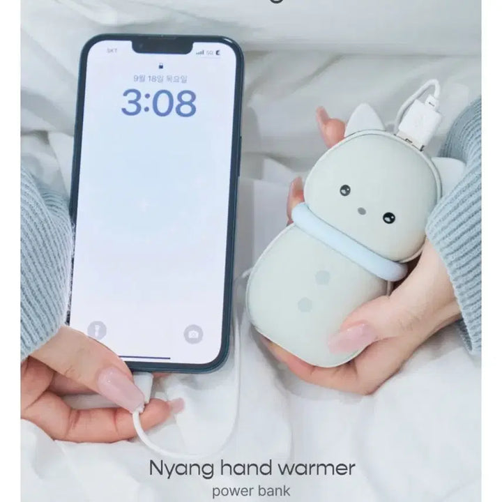 [SOLD OUT] 미개봉) 냥이 보조배터리 손난로 5200mAh