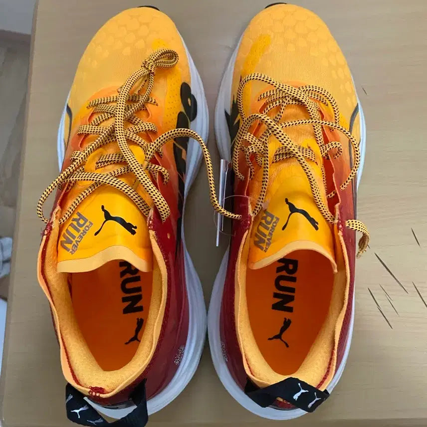 [BUNJANG] Puma ForeverRun Nitro Running Shoes / 푸마 ForeverRun Nitro 옐로우 오렌지
