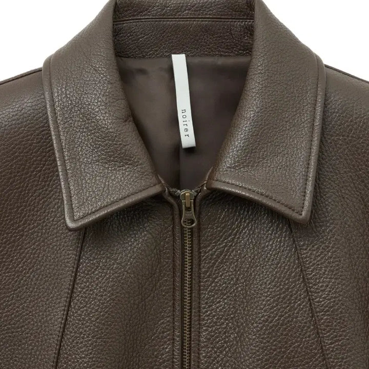 [BUNJANG] Noir Goat Shrunken Leather Blouson / 노이어 고트 슈렁큰 레더 블루종