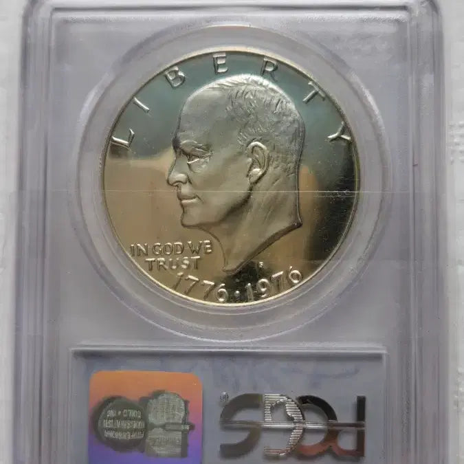 [BUNJANG] 1976 S Eisenhower Signed Silver Dollar / 1976 S 아이젠하워 싸인 은화