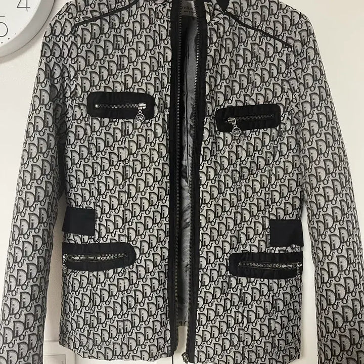 [BUNJANG] Christian Dior Oblique Jacquard Jacket Vintage / 크리스찬 디올 오블리크 자카드 자켓 빈티지