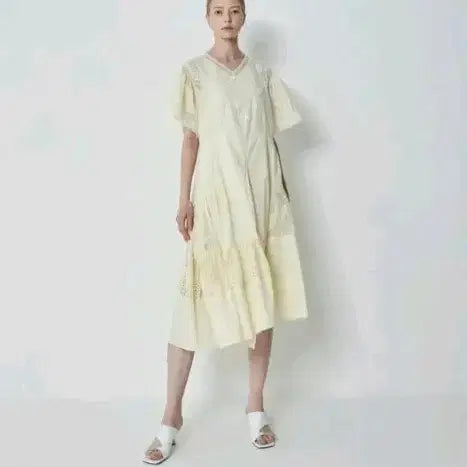 [SOLD OUT] 시스템   바스락 롱 원피스 새상급