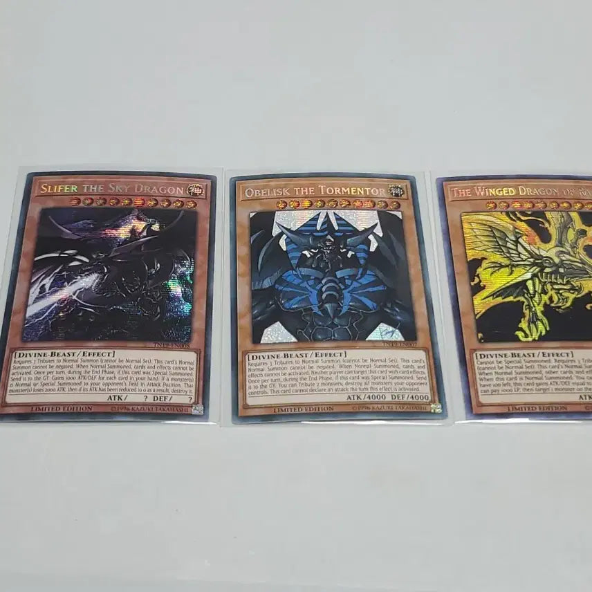 [BUNJANG] Yu-Gi-Oh! Gods Set / 유희왕 신의카드 삼환신 영판 세트