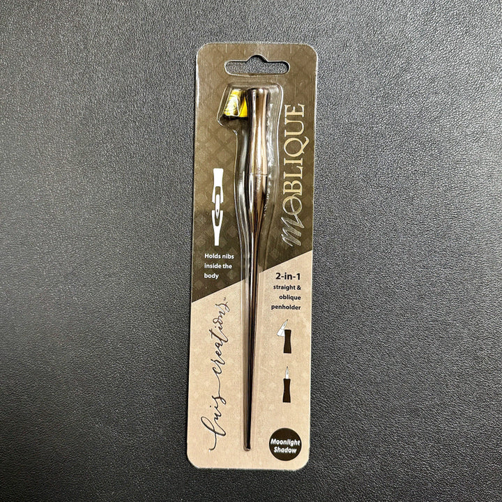 [BUNJANG] Moblique Chrome Moonlight Shadow 2-in-1 Penholder / [미개봉] 모블리크 딥펜용 펜대 크롬 문라이트 섀도우 펜홀더