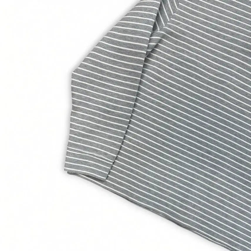 [BUNJANG] Polo Ralph Lauren Striped Henley Sweatshirt / 폴로 랄프로렌 스트라이프 헨리넥 맨투맨