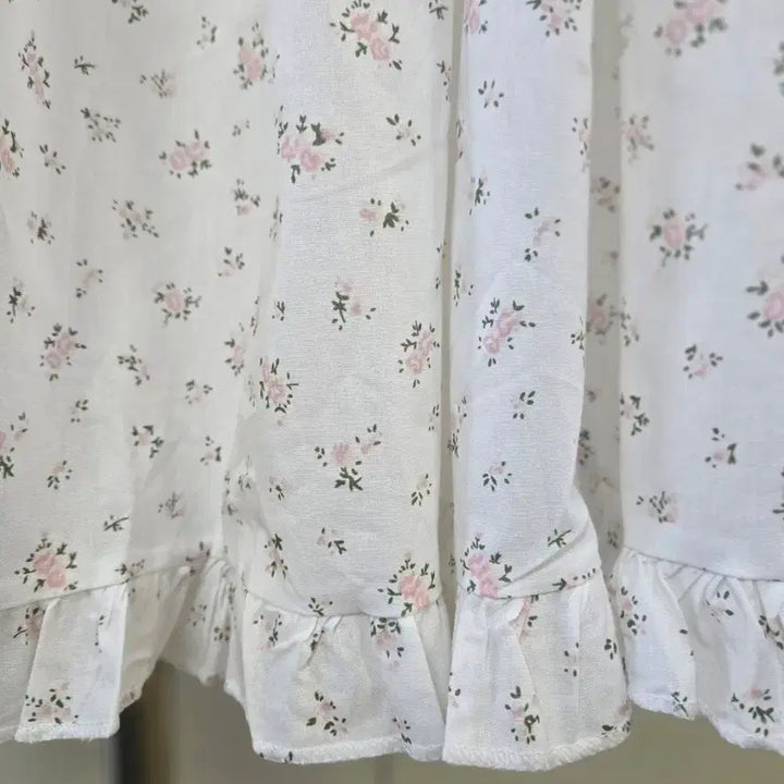 [BUNJANG] Flower Pattern Tiered Long Skirt / 플라워 패턴 캉캉 롱 스커트