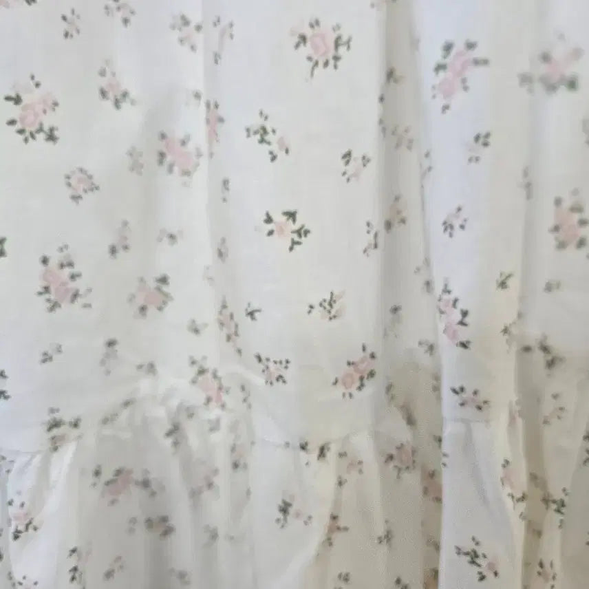 [BUNJANG] Flower Pattern Tiered Long Skirt / 플라워 패턴 캉캉 롱 스커트