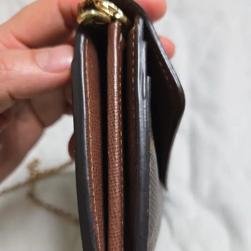 [BUNJANG] Louis Vuitton Chain Wallet Crossbody Bag / 풀박/루이비통 장지갑 겸 체인백.루이비통 가방 크로스백.숄더백