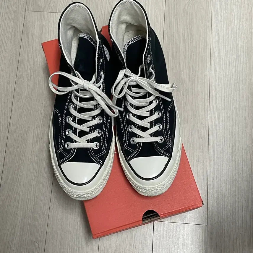 [BUNJANG] Converse Chuck Taylor 70s Black High Top 250mm Sneakers / 컨버스 척테일러 70s 블랙 하이 250