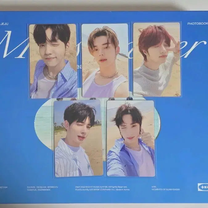[BUNJANG] TXT (Tomorrow X Together) Midsummer Sky Blue Bundle Set Unsealed Photocard Included / 투바투 미드썸머 스카이블루 포카 포함 5장 일괄 개봉 미드섬머 판매 양도