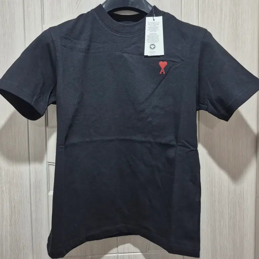 [BUNJANG] AMI Small Heart T-shirt Black XS / 아미 스몰 하트 반팔티 블랙 XS 새상품