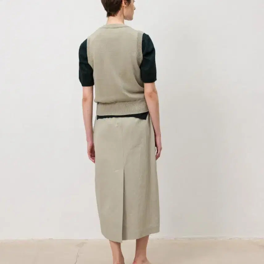 [BUNJANG] Mundal Bird Skirt Beige M / 문달 버드스커트 베이지 m