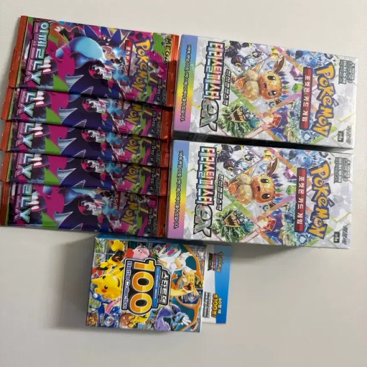 [BUNJANG] Pokemon Card Terastal Festa 2 Boxes + Inferno x5 Packs + 100 Deck / 포켓몬카드 테라스탈페스타2박스(슈링크o)+인페르노x5팩+100덱미개봉1