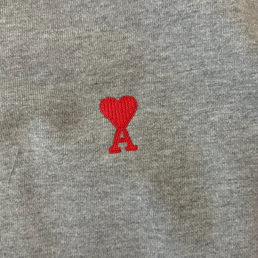 [BUNJANG] Ami Crewneck Sweatshirt Grey S / 회색 아미 맨투맨 S 스몰 그레이 ami 단순개봉