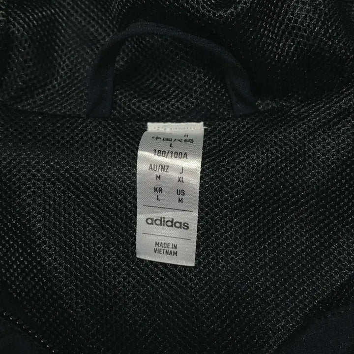 [BUNJANG] Adidas Black Tricolor Jacket [L] / [정품] 아디다스 블랙 삼선 병아리 바막 [ L ]