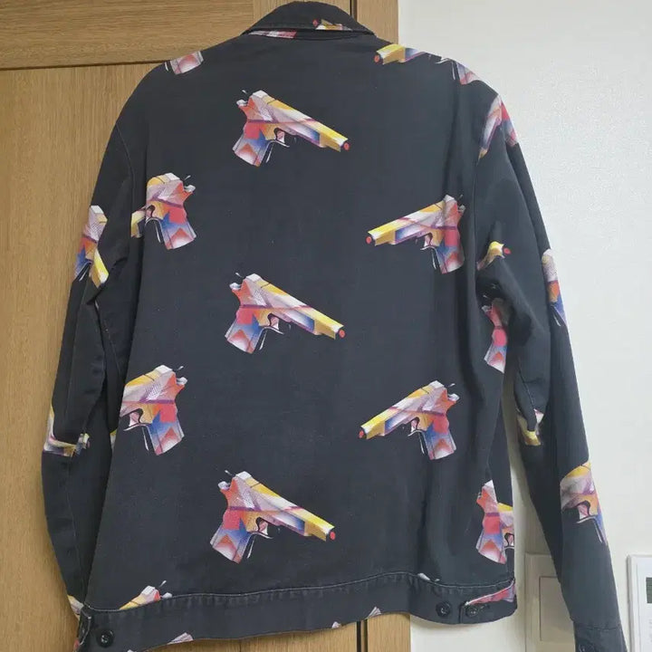 [BUNJANG] Supreme Mendini Gun Pattern Work Jacket / [M] 슈프림 Mendini Gun 패턴 워크 자켓