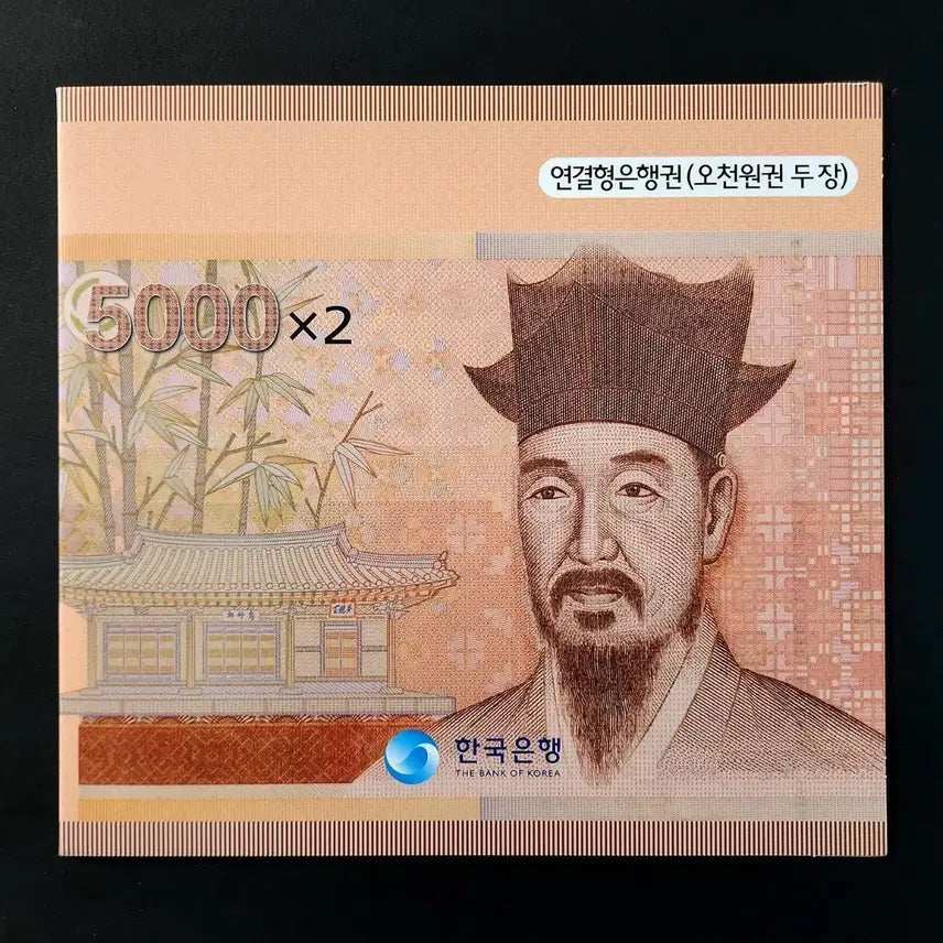 [SOLD OUT] 연결형 은행권 (오천원 두장) 지폐 2013
