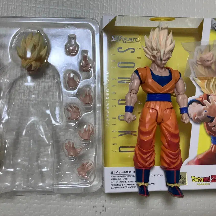 [SOLD OUT] shf 결전의개막 손오공 + 초사이언2 커스텀헤드