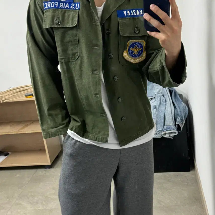 [BUNJANG] OG-107 Fatigue Shirt / og-107 퍼티그 셔츠 공군 95-100